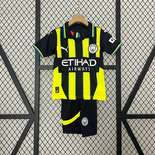 24-25 Kids Manchester City Away Size- 16-28